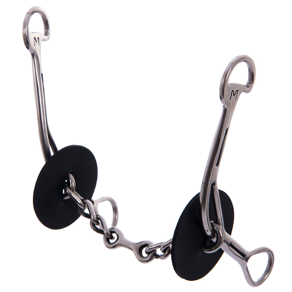 Merrill Bits Long Shank Chain 3 Piece Mouthpiece