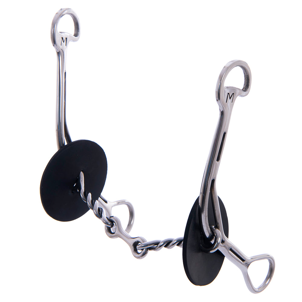 Merrill Bits Long Shank Twisted Wire 3 Piece Mouthpiece