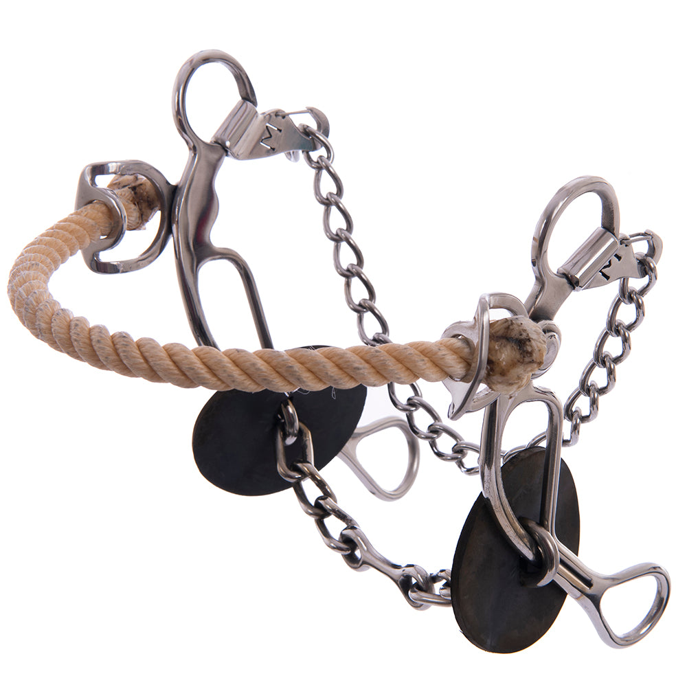 Merrill Bits Long Shank Combination Chain 3 Piece Mouthpiece