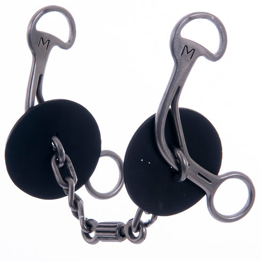 Merrill Bits Short Gag 3 Piece Chain Mouthpiece with Roller
